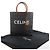 Céline Borsa a mano Celine Triomphe Vertical Cabas Large PVC x Leather in Nero x Marrone - vista 13