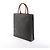 Céline Borsa a mano Celine Triomphe Vertical Cabas Large PVC x Leather in Nero x Marrone - vista 4