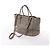 Borsa 2Way Prada in pelle Vitello Daino, Grigio - vista 3