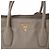 Borsa 2Way Prada in pelle Vitello Daino, Grigio - vista 7