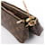 Borsa Louis Vuitton Multi Pochette Accessoires Monogram Canvas in Brown Marrone - vista 4