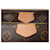 Borsa Louis Vuitton Multi Pochette Accessoires Monogram Canvas in Brown Marrone - vista 7