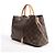 Borsa a mano Louis Vuitton Montaigne GM Monogram Canvas in marrone Bordò - vista 2
