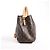 Borsa a mano Louis Vuitton Montaigne GM Monogram Canvas in marrone Bordò - vista 3