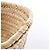 Borsa LOEWE Basket Medium in rafia x pelle Beige x Brown - vista 14