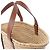 Borsa LOEWE Basket Medium in rafia x pelle Beige x Brown - vista 5