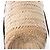 Borsa LOEWE Basket Medium in rafia x pelle Beige x Brown - vista 8
