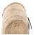 Borsa LOEWE Basket Medium in rafia x pelle Beige x Brown - vista 9