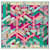 Hermès Carré Geant "SANGLES EN ZIGZAG" Sciarpa in cashmere e seta in Green x Purple Verde