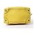 Céline Borsa a mano Celine Luggage Mini in pelle gialla Giallo - vista 8