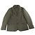 Corneliani gesteppter Blazer mit abnehmbarer Innenweste in Khaki, Größe 50 IT Braun