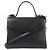 Borsa a mano 2Way Delvaux Tempête GM in pelle nera Beige