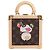 Borsa a mano Louis Vuitton x Takashi Murakami Mini Square Trunk in marrone M13127 Blu