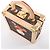 Borsa a mano Louis Vuitton x Takashi Murakami Mini Square Trunk in marrone M13127 Blu - vista 5