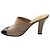 Mules Chanel in pelle beige e nera Taglia 40 Usato