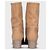 Chanel Brown Leather Heeled Ankle Boots - Size 38.5 Pre-owned - view 4