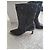 Botas Iro de cuero negro perforado - vista 3