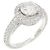 Autre Marque Anello Graff in oro bianco 18K e diamanti Argento