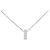 Autre Marque Collana in oro bianco Au750 e diamanti Argento