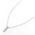 Autre Marque Collana in oro bianco Au750 e diamanti Argento - vista 2