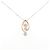 Autre Marque Collana Au750 2way Diamanti Rosa
