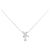 Autre Marque Collana in platino e diamanti Argento