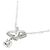 Autre Marque Collana in platino e diamanti Argento - vista 4