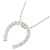 Autre Marque Collana Horseshoe Diamond Au750 Argento - vista 3
