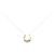 Autre Marque Collana Horseshoe Diamond Au750 D'oro