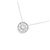 Autre Marque Collana in diamanti K10WG Argento - vista 3