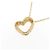 Autre Marque Collana Cuore con Diamanti Au750 D'oro - vista 4