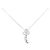 Autre Marque Collana in platino e diamanti Argento