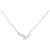 Autre Marque Collana di diamanti Pt900 Pt850 Argento