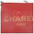 Borsa a tracolla Chanel Hologram Chain Borsa a tracolla in vinile Rosso - vista 12