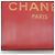 Borsa a tracolla Chanel Hologram Chain Borsa a tracolla in vinile Rosso - vista 9