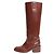 Chloé Chestnut Mallo leather knee-high boots - size EU 38 Brown