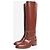 Chloé Chestnut Mallo leather knee-high boots - size EU 38 Brown - view 2