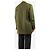 Autre Marque Blazer de tweed de lana verde - size UK 10 - vista 2