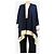 Autre Marque Kaschmir-Schal in Navy - size OS Marineblau - Ansicht 4