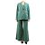 Autre Marque Set giacca e pantaloni in velluto a coste verde - size UK 10