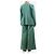 Autre Marque Set giacca e pantaloni in velluto a coste verde - size UK 10 - vista 2