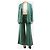 Autre Marque Set giacca e pantaloni in velluto a coste verde - size UK 10 - vista 4