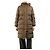 Herno Abrigo puffer con capucha caqui - size UK 10 Castaño
