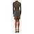 Diane Von Furstenberg Mini abito a righe nero - size UK 4 - vista 2