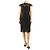 Staud Abito corto in pizzo nero a maniche corte - size UK 8