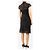 Staud Abito corto in pizzo nero a maniche corte - size UK 8 - vista 2