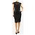 Staud Abito corto in pizzo nero a maniche corte - size UK 8 - vista 3