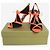 Rupert Sanderson Sandalias peep-toe neón negras - talla EU 39.5 Negro - vista 9