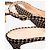 Rupert Sanderson Décolleté slingback pied-de-poule neutro e nero - taglia EU 40 - vista 5