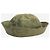Erdem Cappello bucket in jacquard verde - vista 2